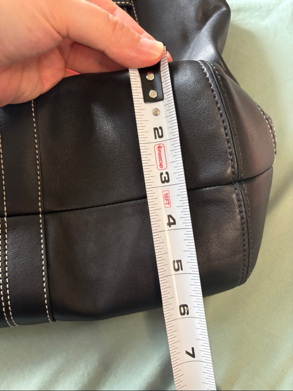 Coach Like New Black Leather Soho Tote Handbag - Picture 14 of 14